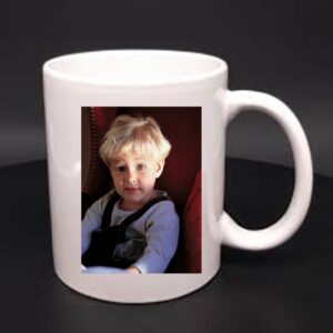 Taza de PVC irrompible blanca