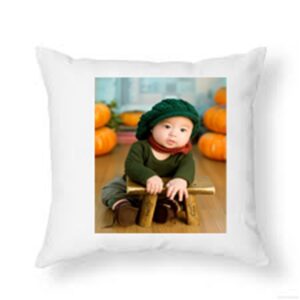 Cojin blanco satén deluxe pequeño 35 x 35 cm