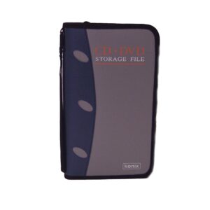 Estuche cremallera 56 CD/DVD