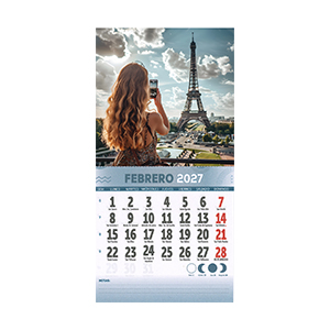 Calendario faldilla mini-iman 10 cm