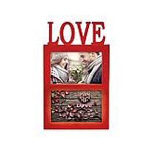 Marco plastico love 2-10x15h