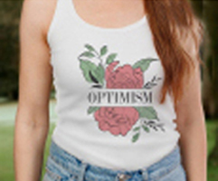 Camiseta blanca de tirantes