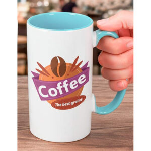 Taza deluxe blanca tamaño XL